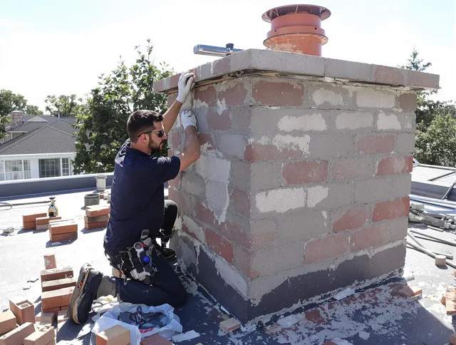 Advanced chimney repair process by Grafton Chimney Sweep in Grafton, MA