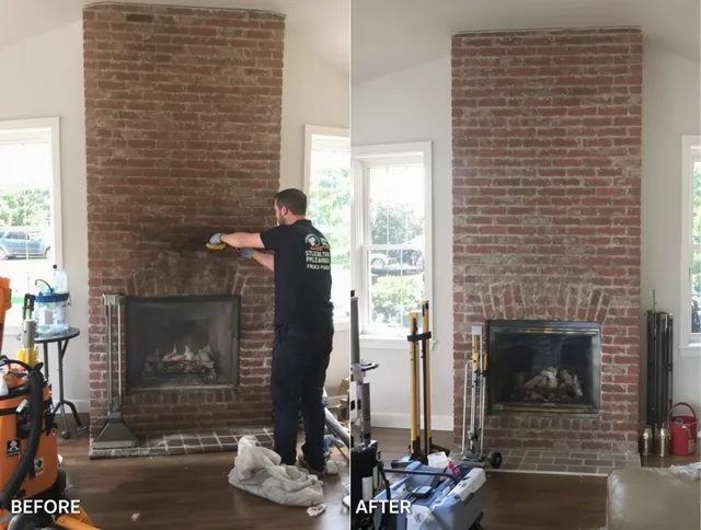 Finished chimney sweeping service by Grafton Chimney Sweep in Grafton, MA